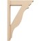 Ekena Millwork 6-in W x 22-in D x 34-in H Funston Trad Rough Cedar Woodgrain TimberThane Outlooker, Primed Tan OUTUR060X22X34FST04RCPR - alternate 5
